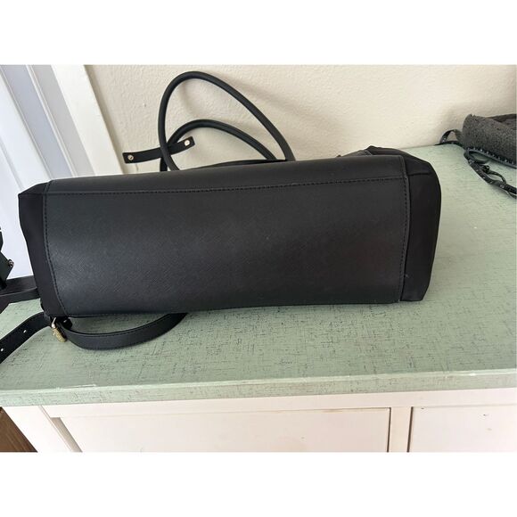 Henri Bendel West 57th Baby Diaper Bag Black Tote Purse - Picture 6 of 6